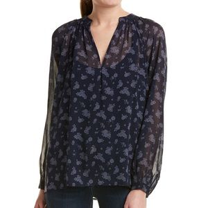 NWT silk floral blouse